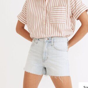 EUC Madewell Relaxed Denim Shorts in Essen Wash